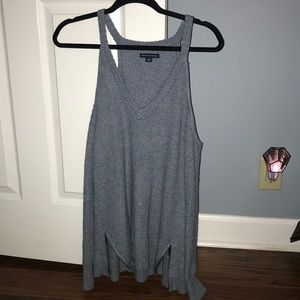 blue american eagle sweater